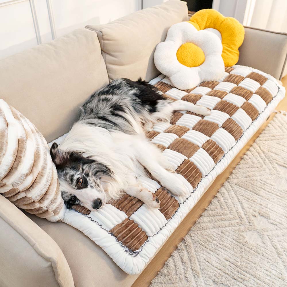Soft Chenille Pet Blanket – Washable, Non-Slip Sofa Protector for Dogs & Cats