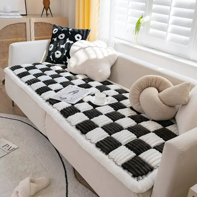 Soft Chenille Pet Blanket – Washable, Non-Slip Sofa Protector for Dogs & Cats