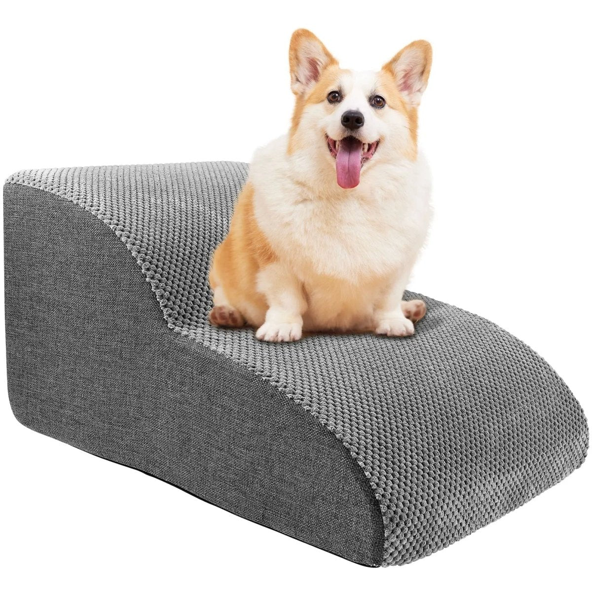 Soft Dog Stairs for Bed with Joint-Friendly Slope