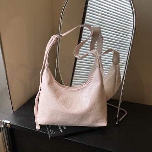 Soft Leather Minimalist Hobo Bag