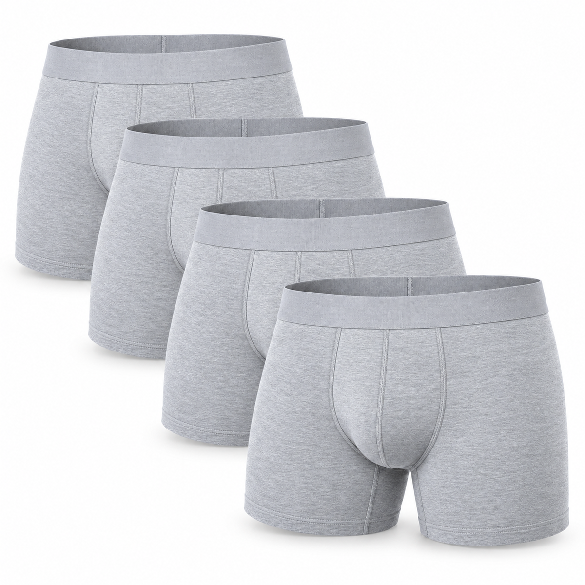 Soft Modal Boxer Briefs with Longer Leg, Anti-Ride-Up Underwear