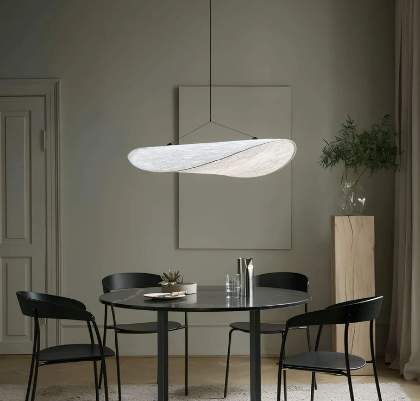 SoieLumière - Elegant Silk Ceiling Light - Unique Design
