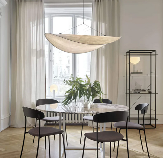 SoieLumière - Elegant Silk Ceiling Light - Unique Design