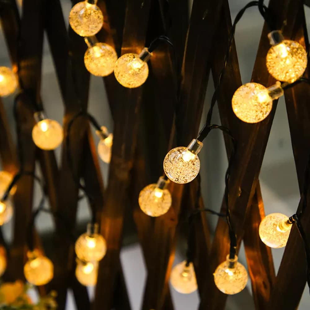 Solar String Lights with Ball Lights - 5M-20 LED / 7M-50 LED / 12M-100 LED