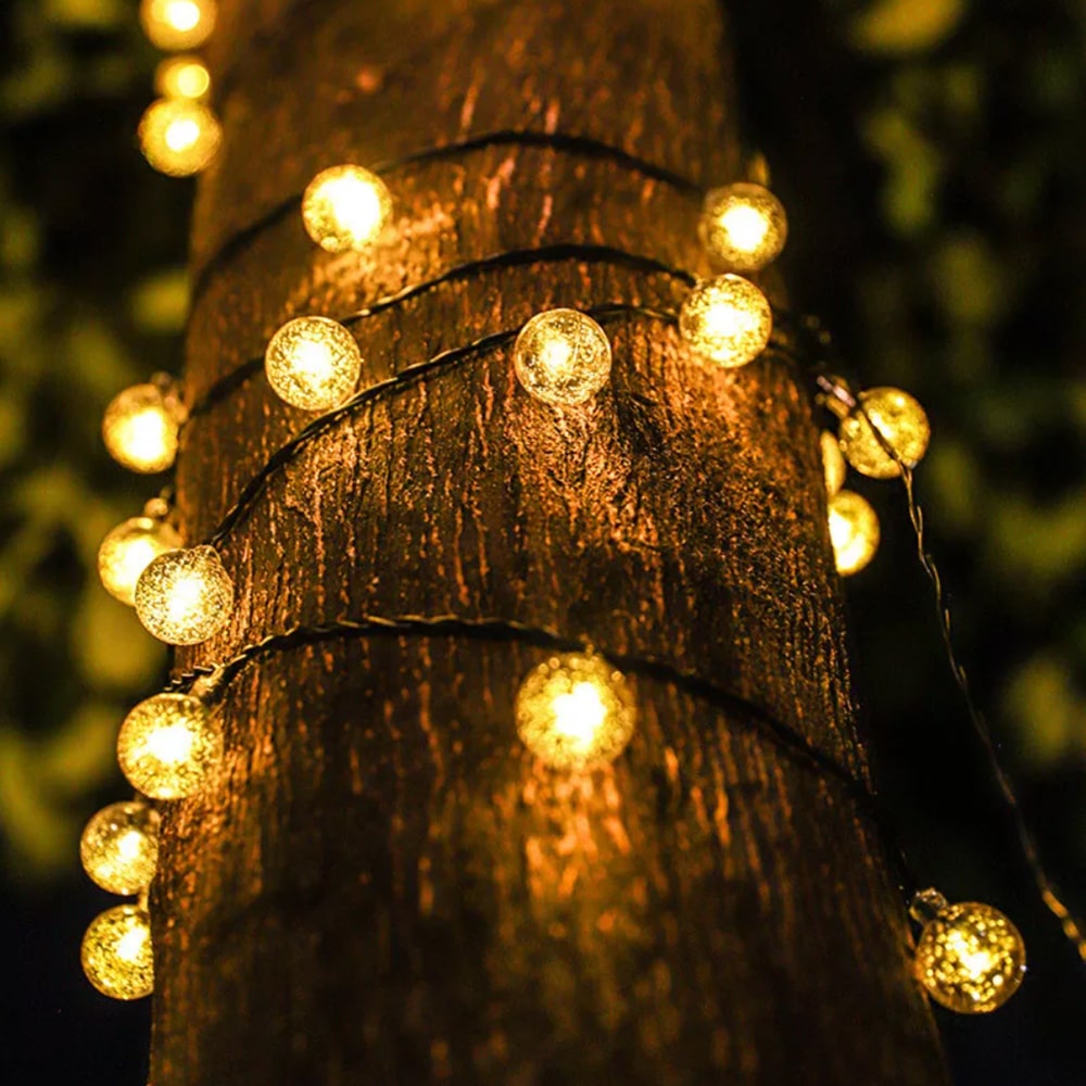 Solar String Lights with Ball Lights - 5M-20 LED / 7M-50 LED / 12M-100 LED