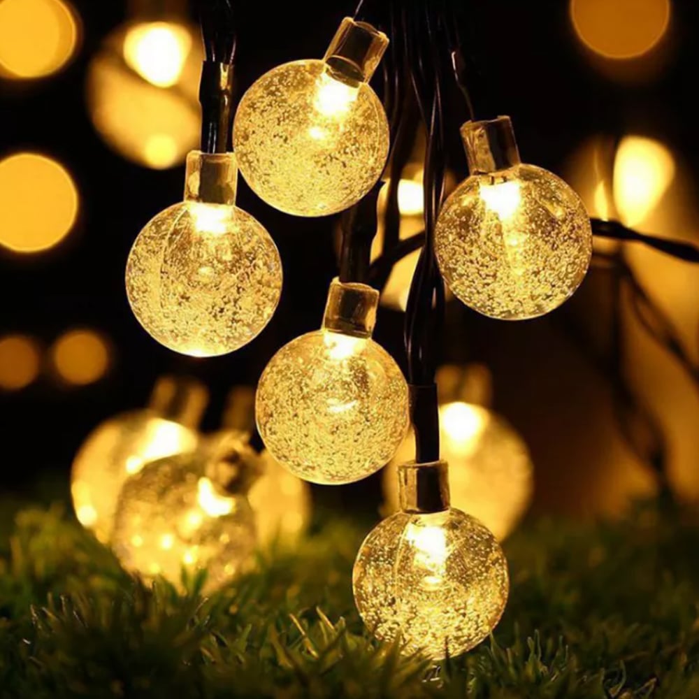 Solar String Lights with Ball Lights - 5M-20 LED / 7M-50 LED / 12M-100 LED