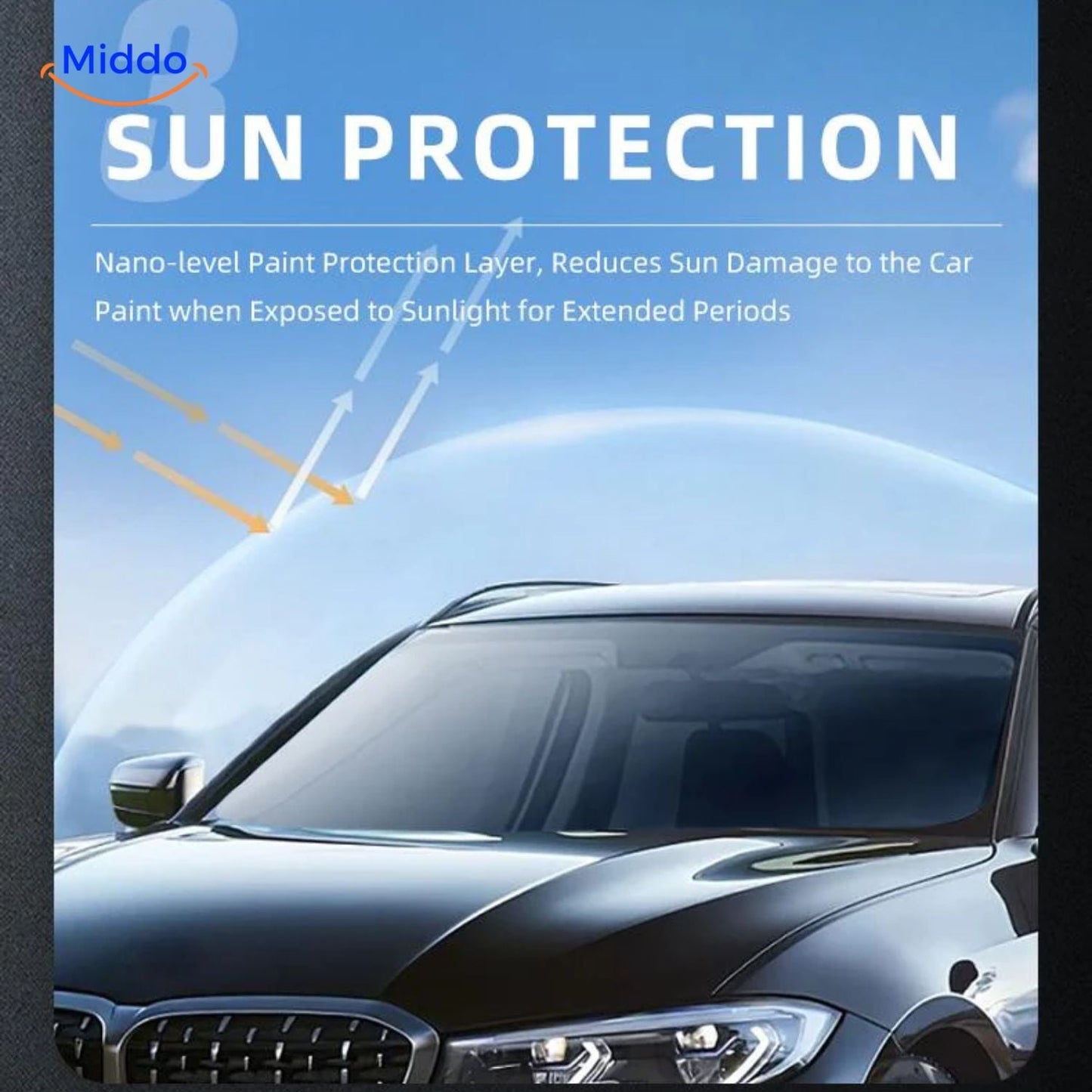 Sopami™ Glass Coating Spray | Crystal Coating, High Gloss & Paint Protection!