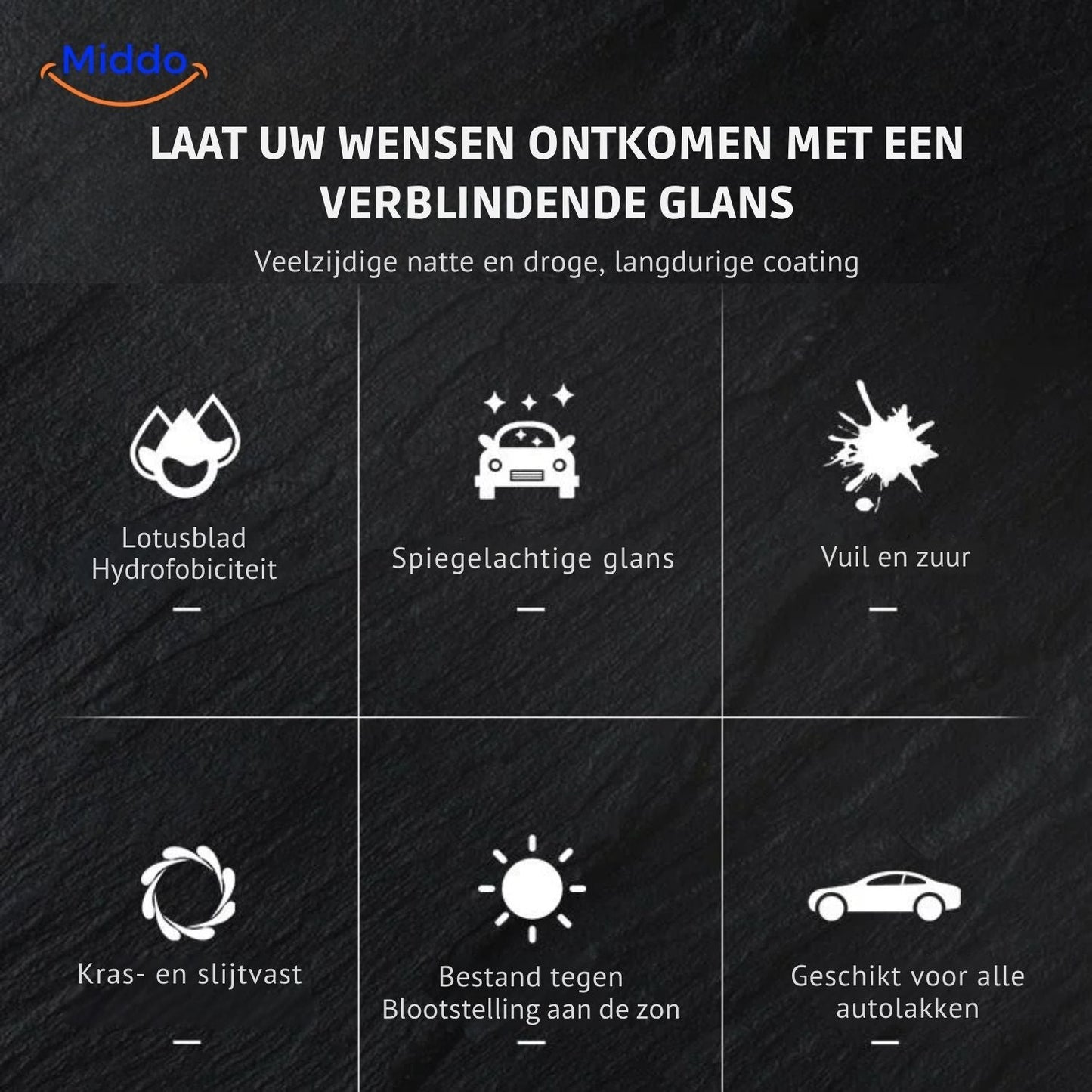 Sopami™ Glass Coating Spray | Crystal Coating, High Gloss & Paint Protection!