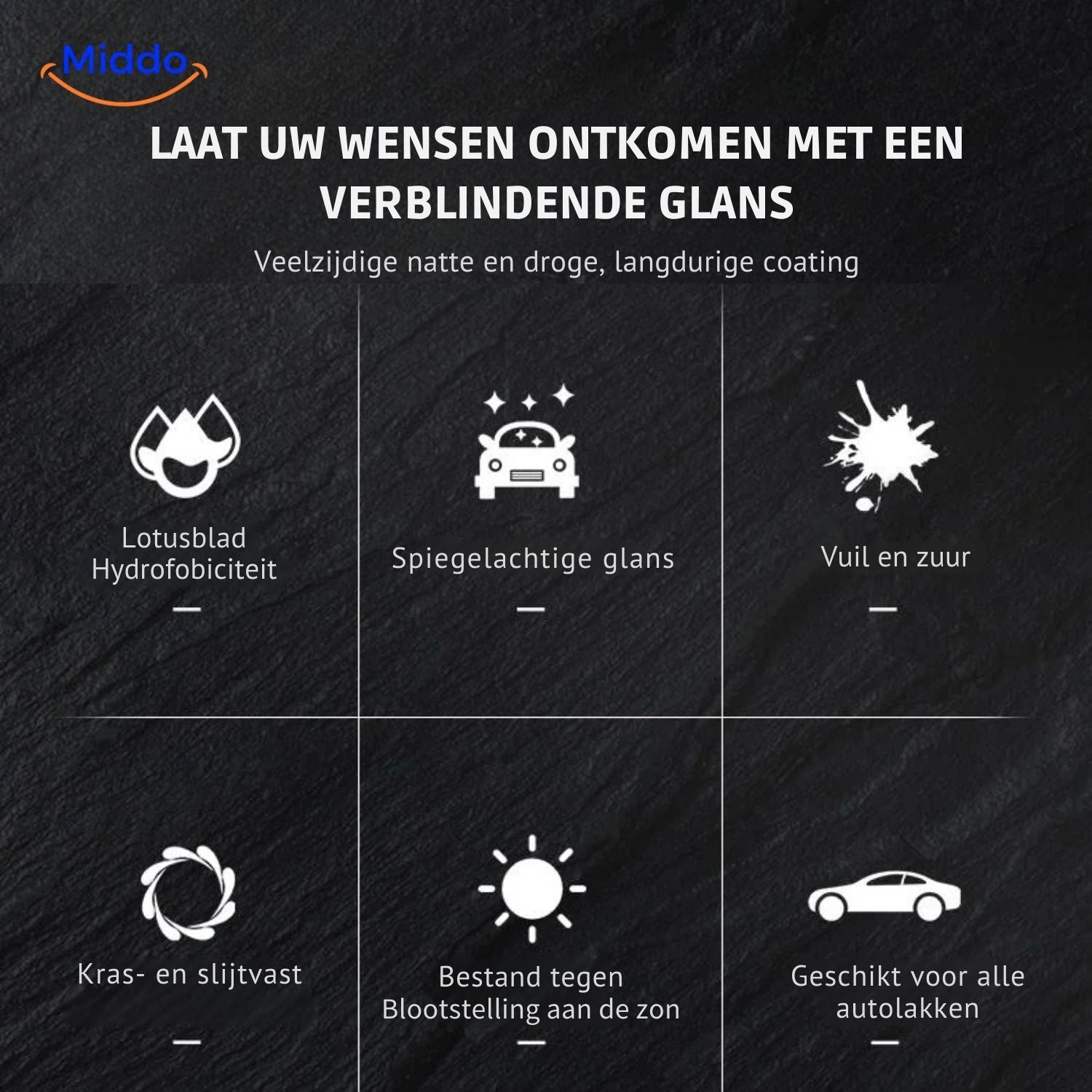 Sopami™ Glass Coating Spray | Crystal Coating, High Gloss & Paint Protection!