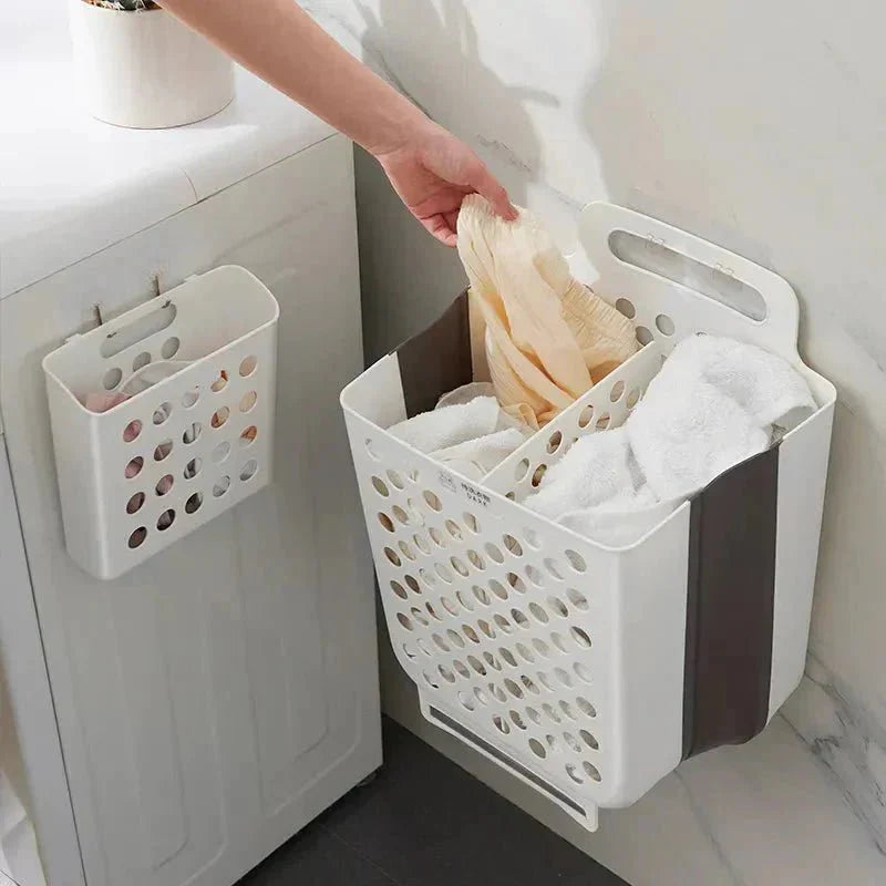 Space-Saving Expandable & Collapsible Laundry Basket