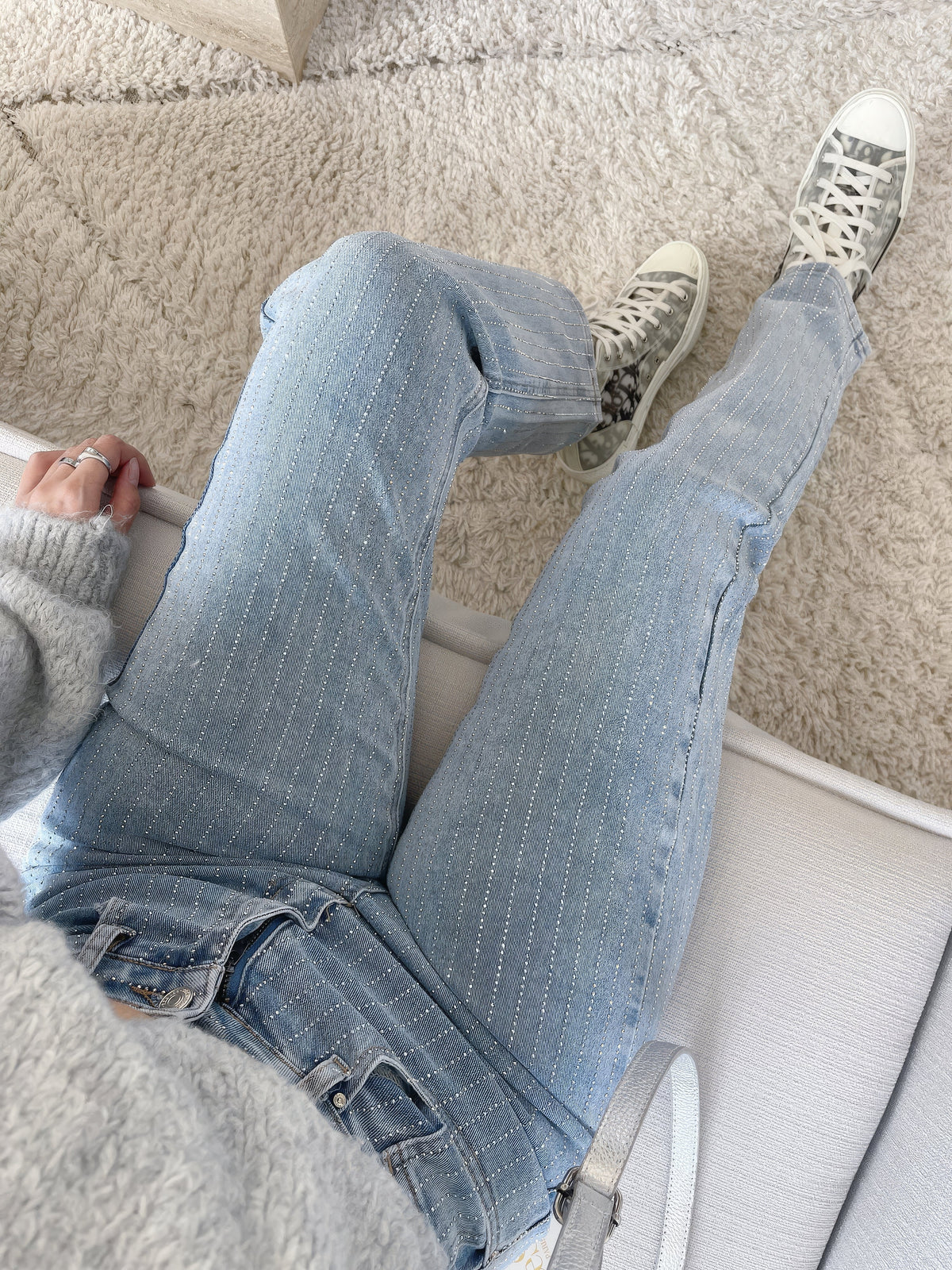 Sparkly Denim Jeans