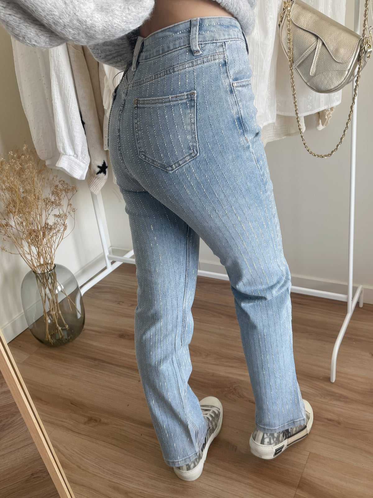 Sparkly Denim Jeans