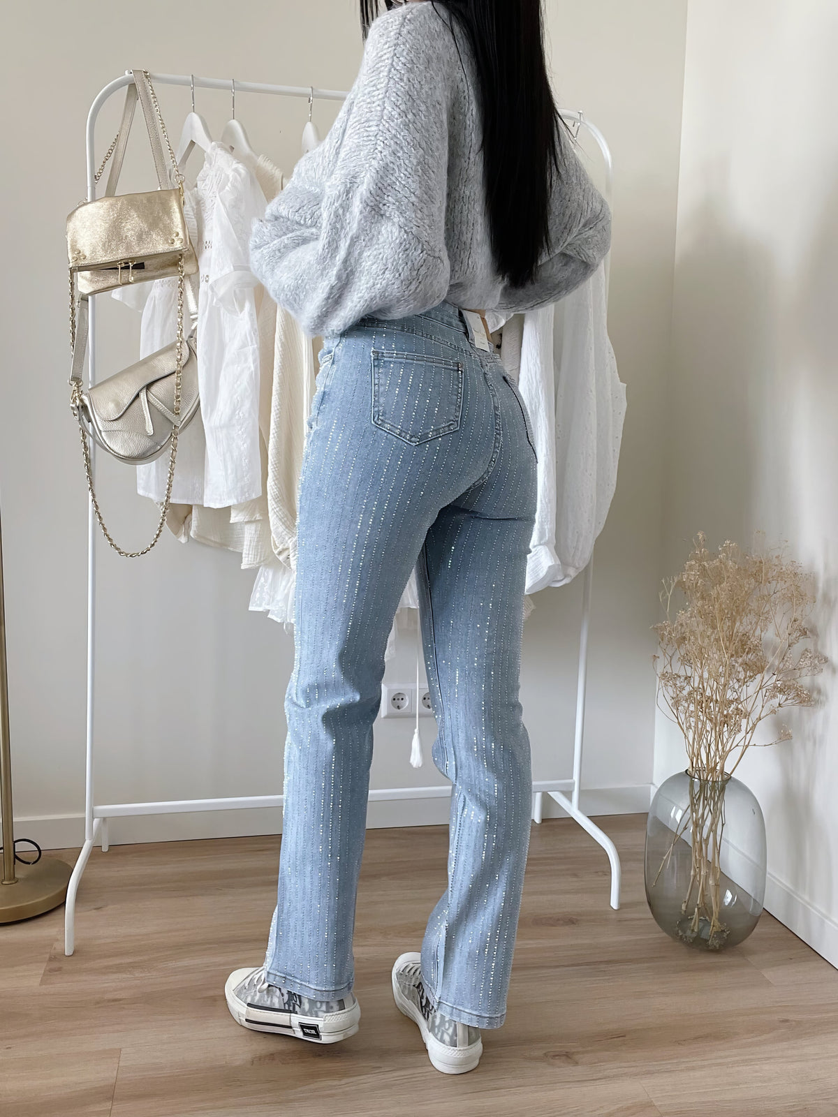 Sparkly Denim Jeans