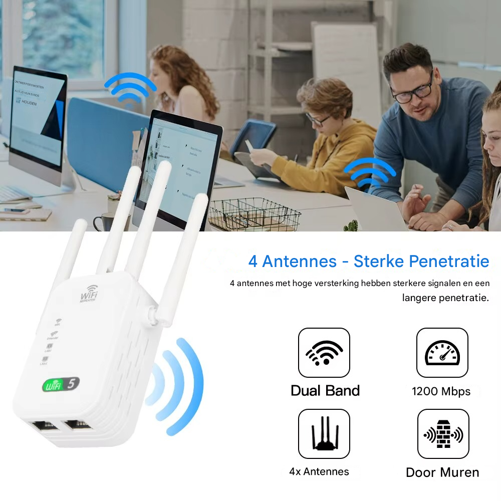 SpeedLink™ | Extend your wifi range and up to 9× faster than standard routers