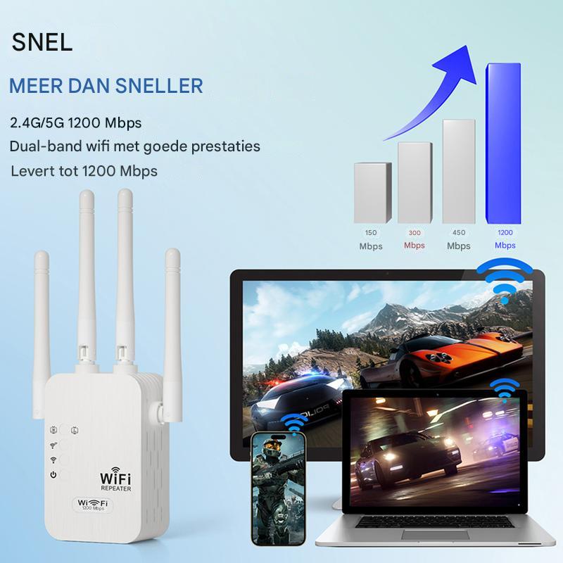 SpeedLink™ | Extend your wifi range and up to 9× faster than standard routers