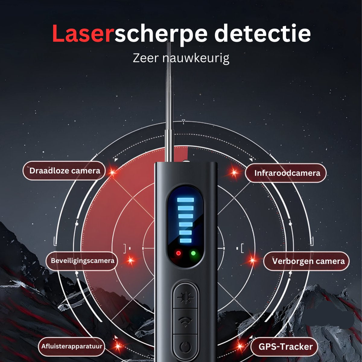 SpyBlocker™ | Detects hidden cameras, microphones, and GPS transmitters in seconds