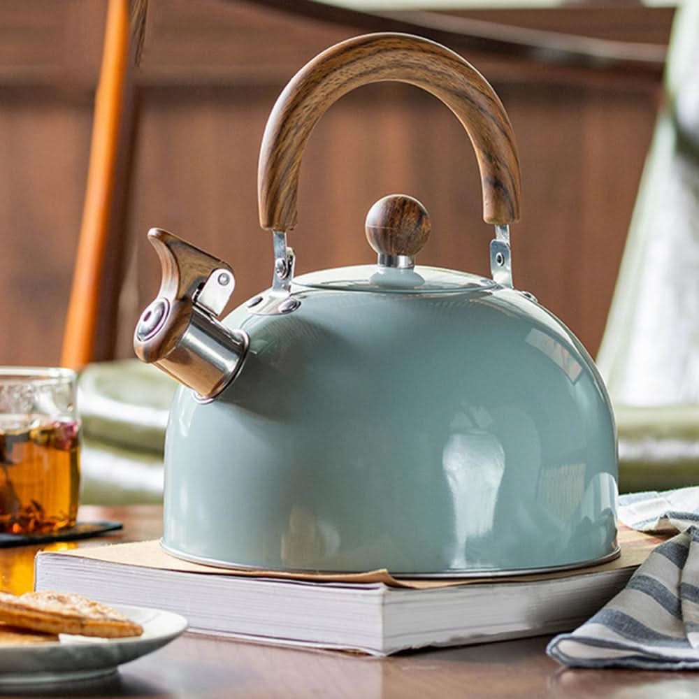 Stainless Steel Stovetop Kettle – Whistling Design with Ergonomic Handle