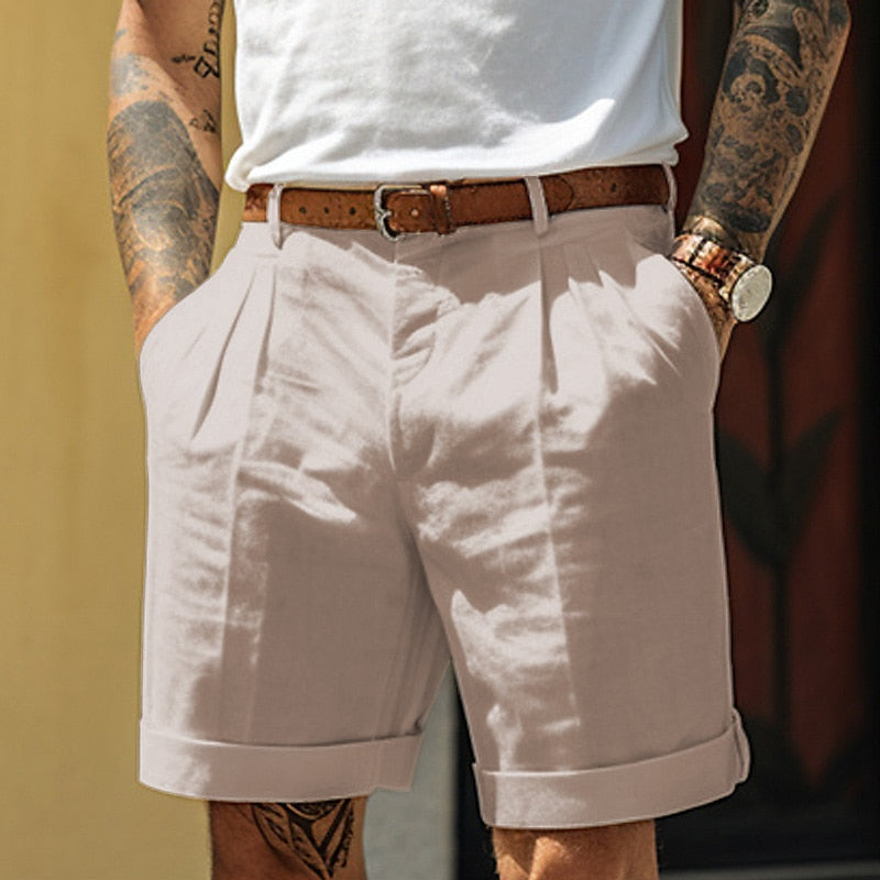 Image of Stan | Men's Pleated Shorts