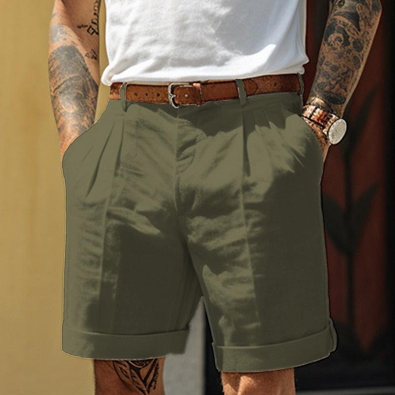 Image of Stan | Men's Pleated Shorts