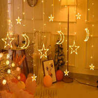 Star and Moon Shaped Garland for Party Decoration