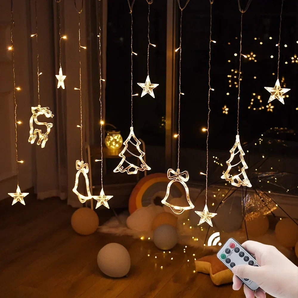 Star and Moon Shaped Garland for Party Decoration
