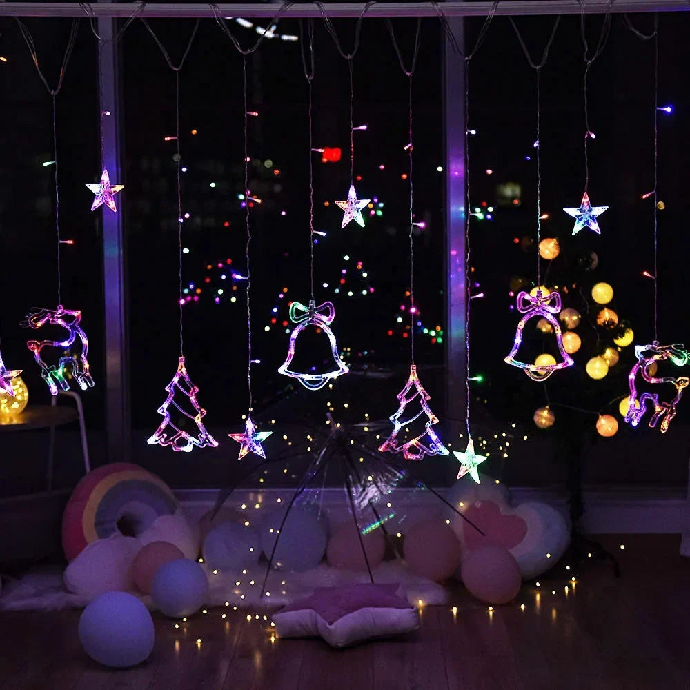 Star and Moon Shaped Garland for Party Decoration