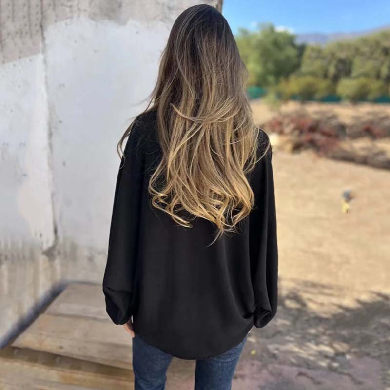 Image of Stella | Women's Button-Down Relaxed Fit Blouse