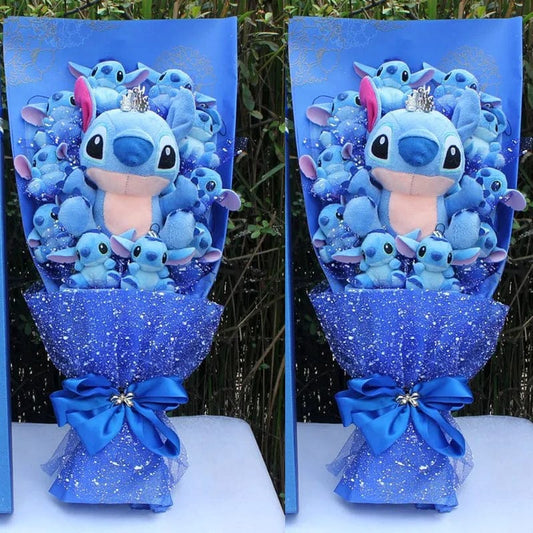 Stitch & Friends Plush Bouquet - Enchanted Gift
