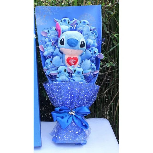 Stitch & Friends Plush Bouquet - Enchanted Gift