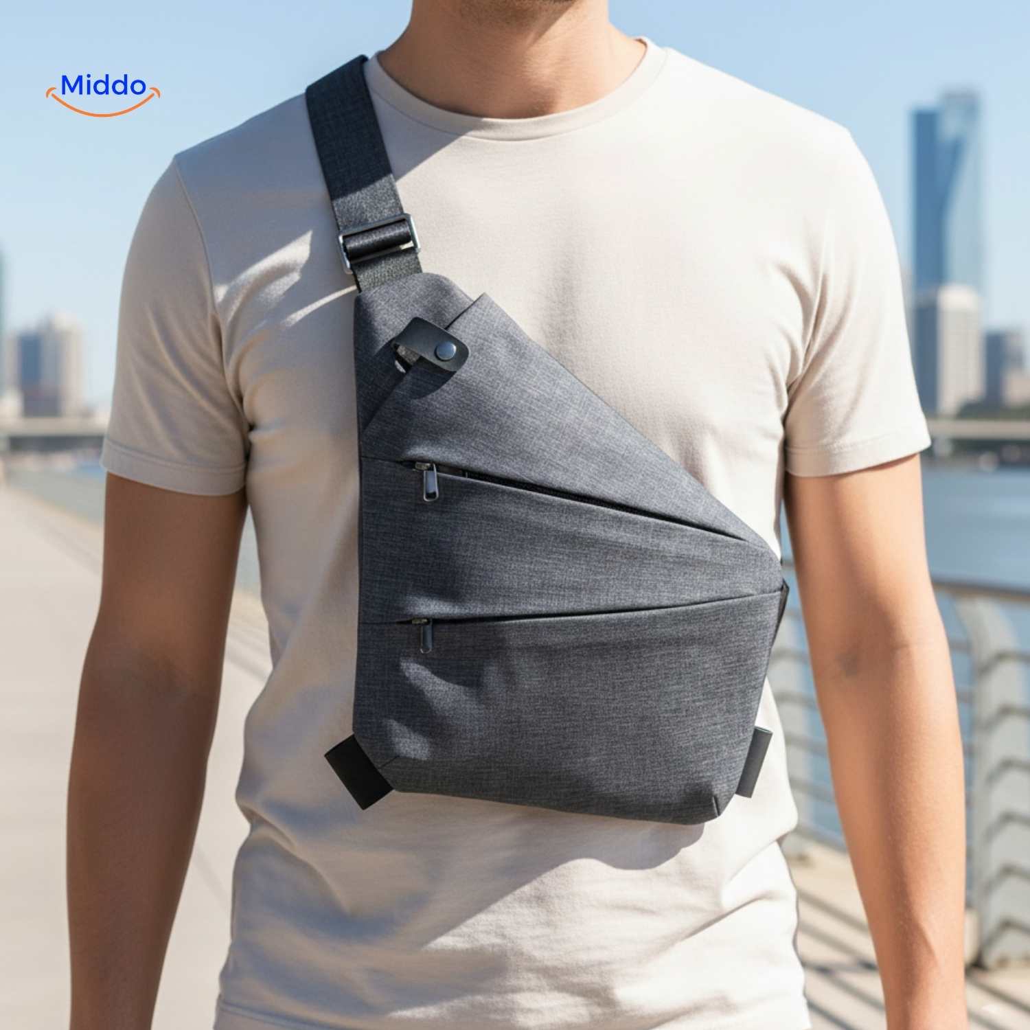 Stratos™ Chest Bag | Lightweight, Adjustable Unisex Sling Bag