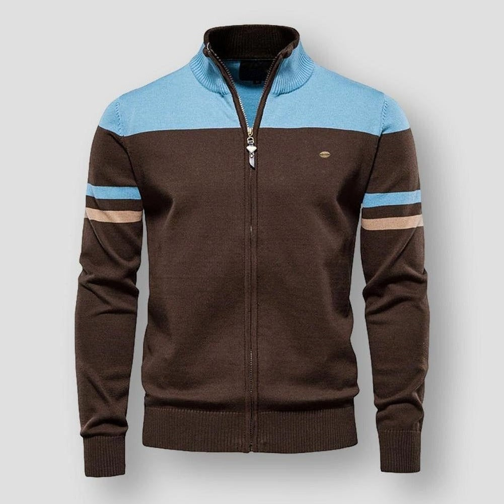 Striped Shoulder Track Jacket