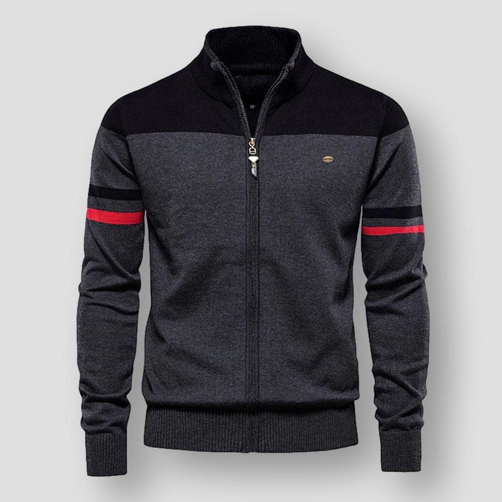 Striped Shoulder Track Jacket