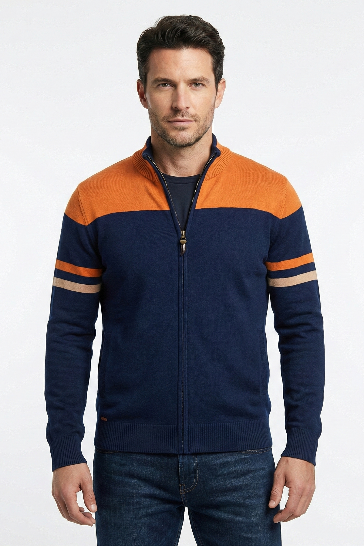 Striped Shoulder Track Jacket