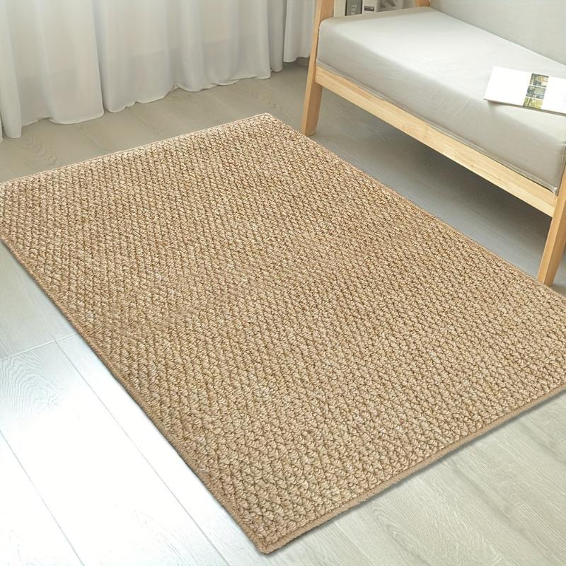 Stylish Non-Slip Indoor Jute-Style Doormat for a Charming Entryway