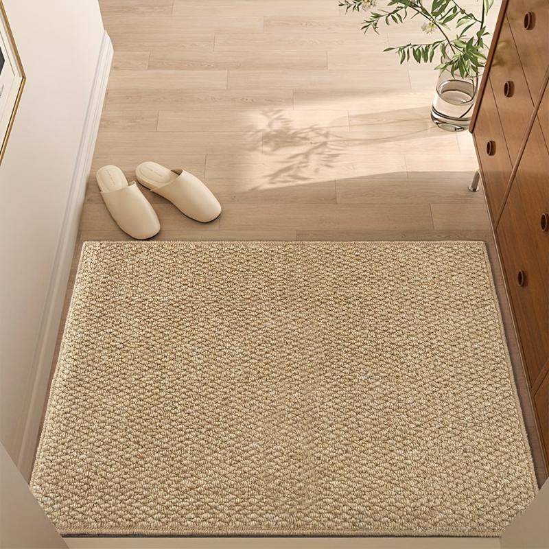 Stylish Non-Slip Indoor Jute-Style Doormat for a Charming Entryway