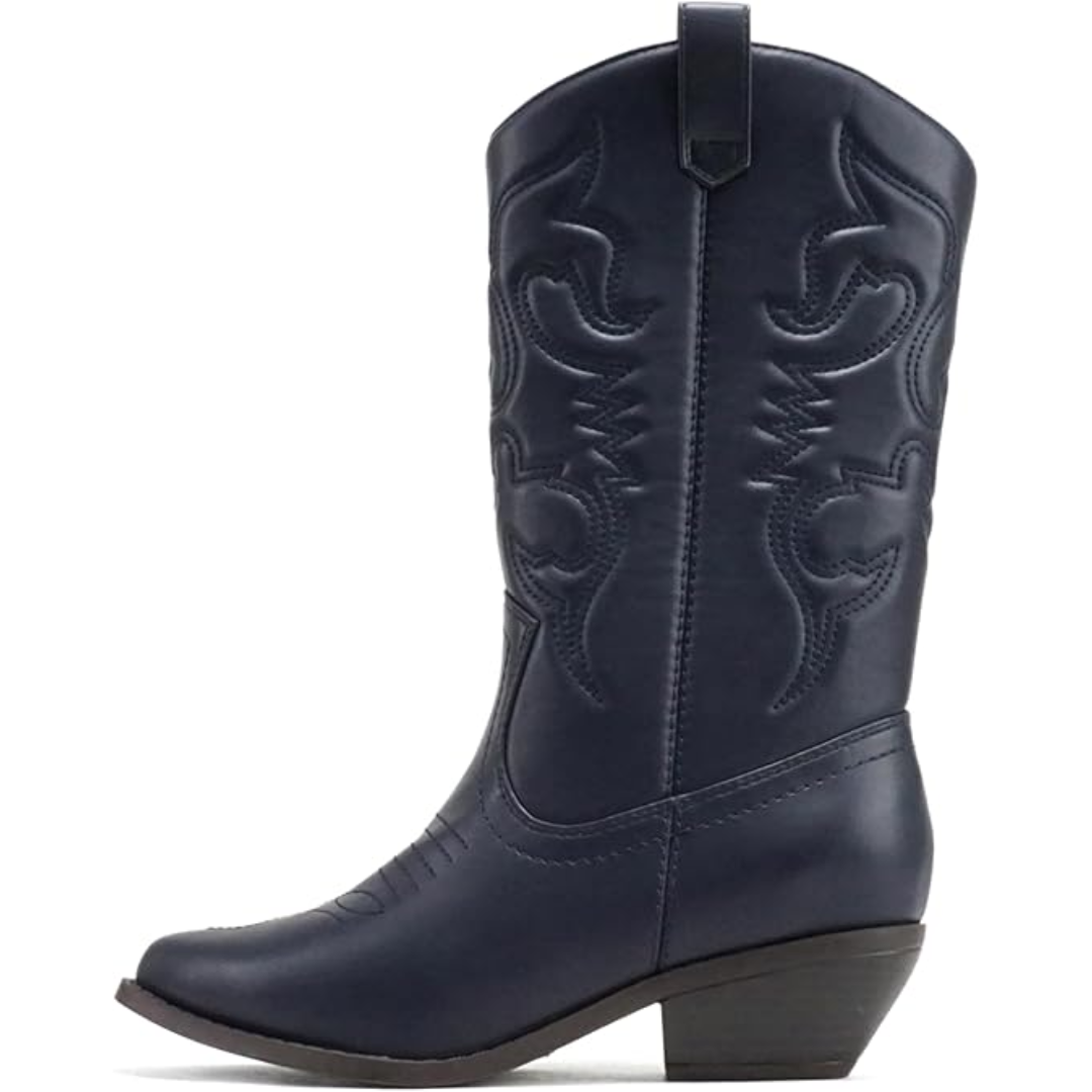Stylish Pointed-Toe Western Boots