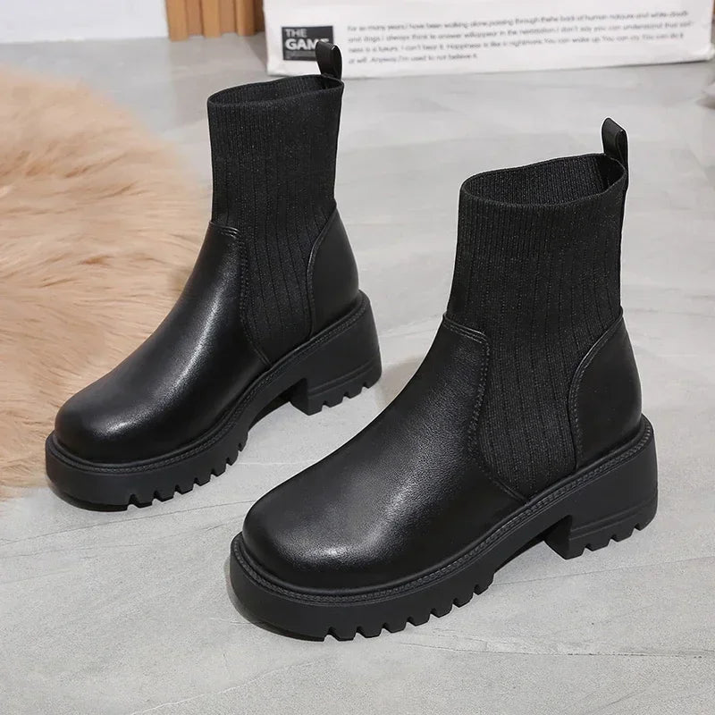Image of Summer | Women's Platform Lug Sole Ankle Boots