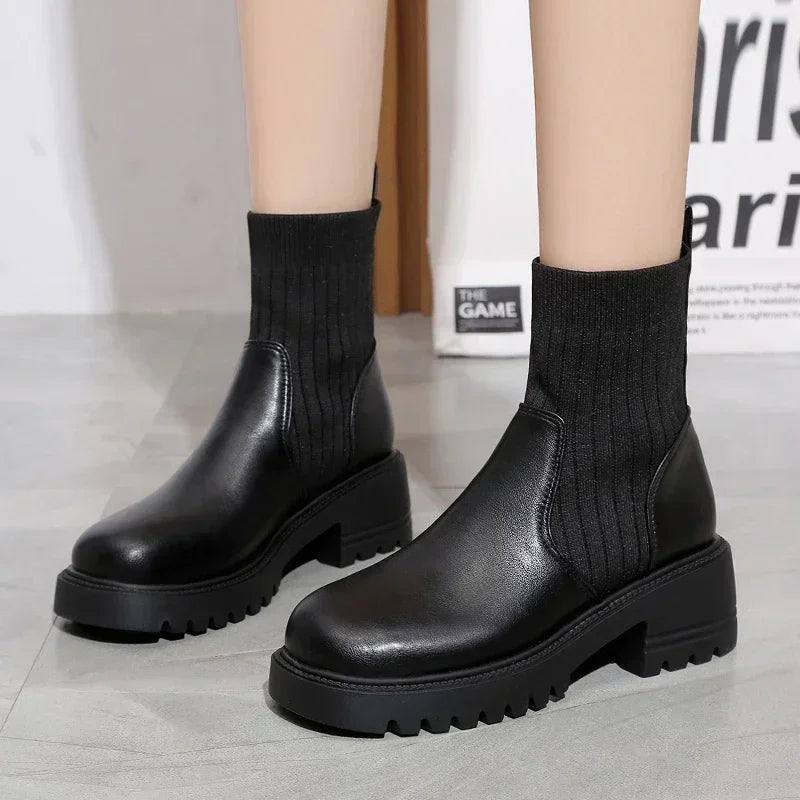 Image of Summer | Women's Platform Lug Sole Ankle Boots