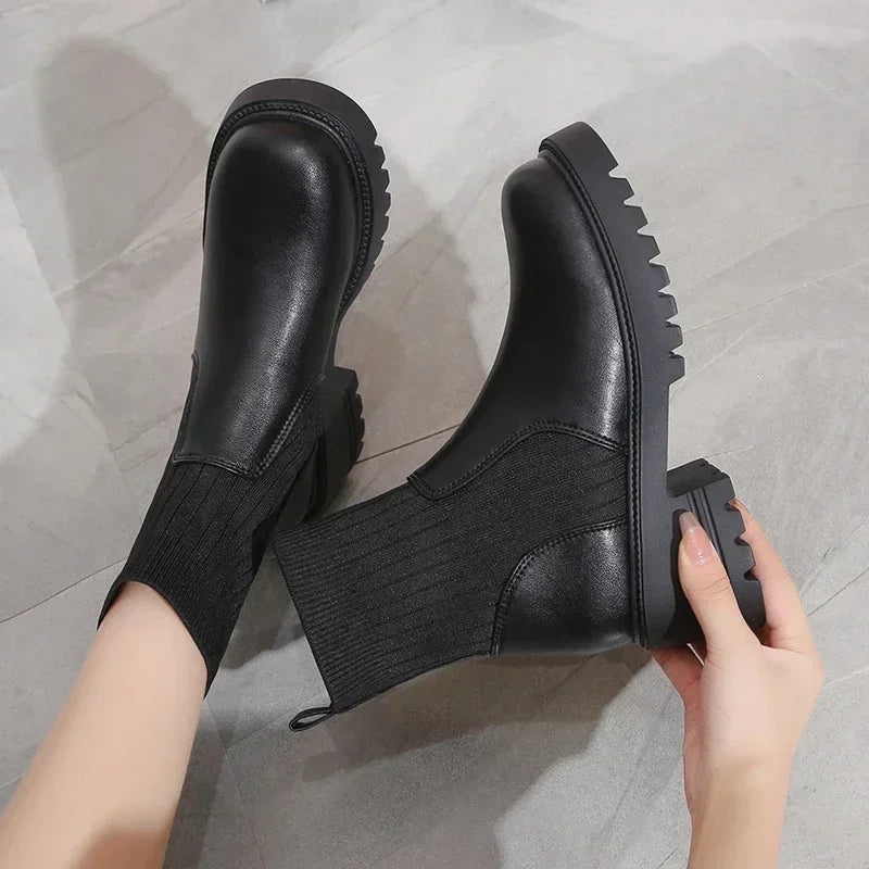 Image of Summer | Women's Platform Lug Sole Ankle Boots