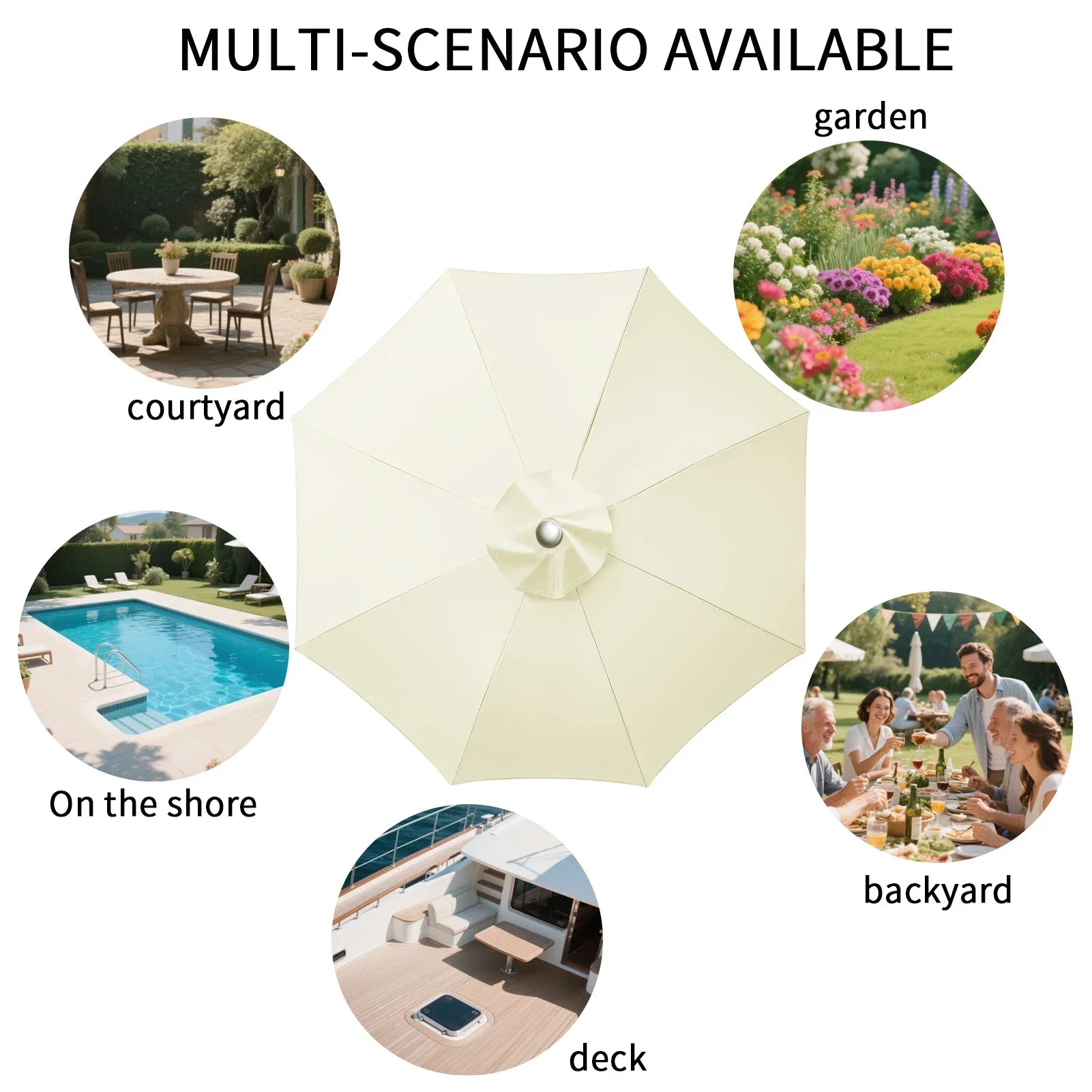 Sun Protection Cover | Water-Repellent Weather Protection | Ventilation Opening | TerraShade