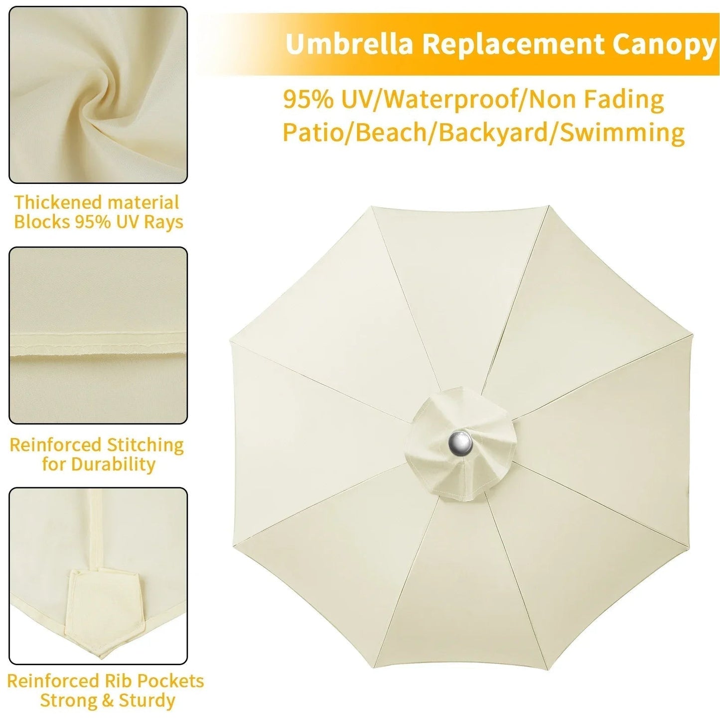 Sun Protection Cover | Water-Repellent Weather Protection | Ventilation Opening | TerraShade