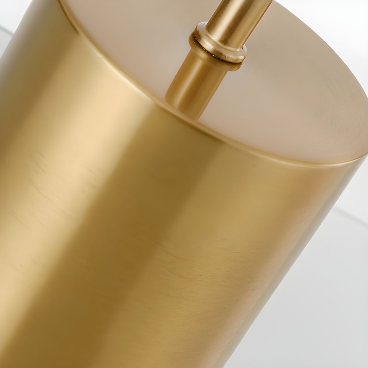 Table Lamp with Golden Finish Modern LED