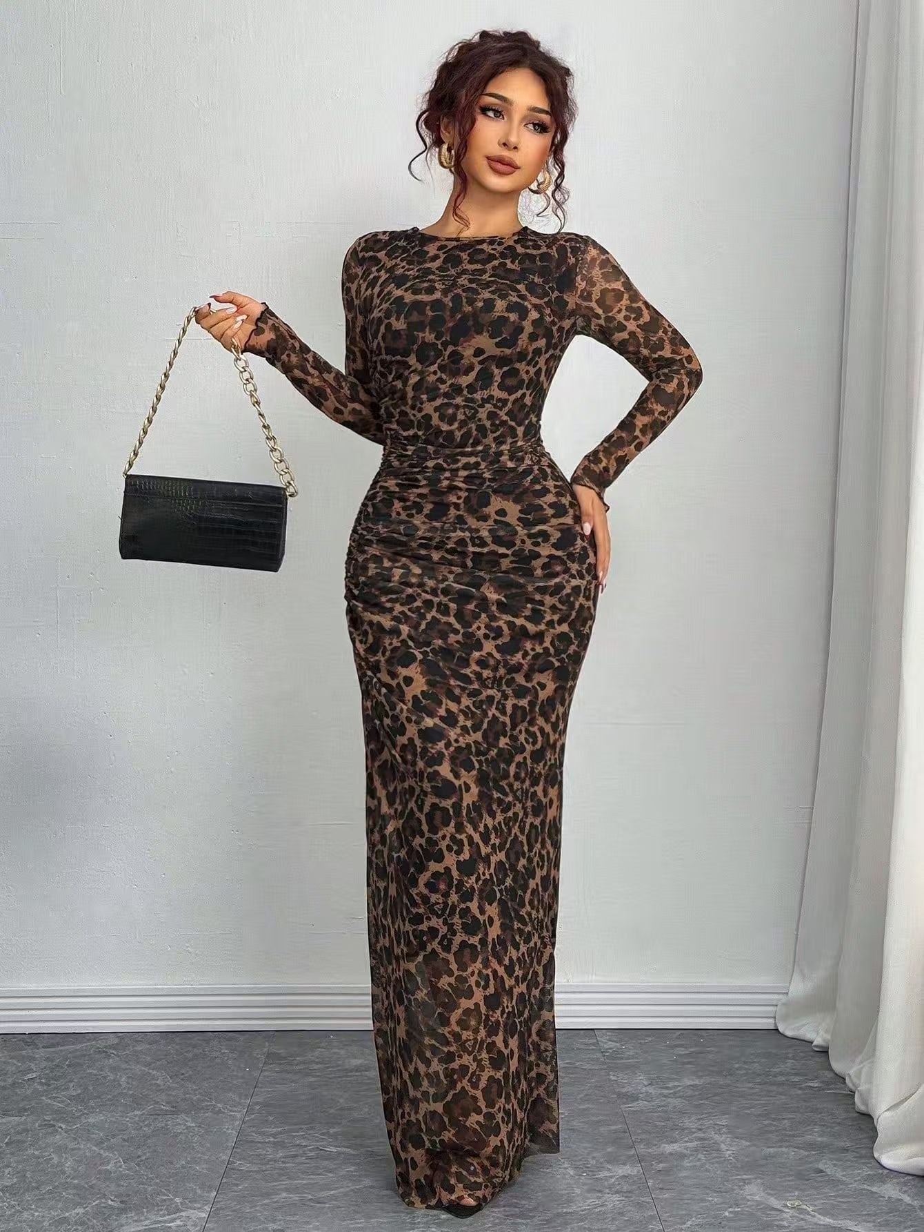 Image of Tatum | Women's Long Sleeve Bodycon Maxi Dress