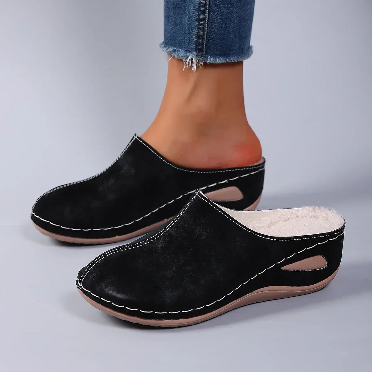 Image of Tatum | Women's Slip-On Wedge Heel Clogs