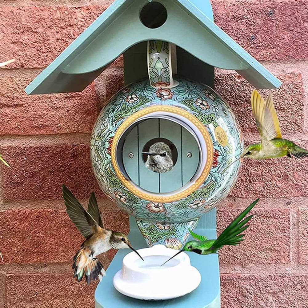 Teapot Bird Feeder House