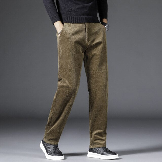 Image of Teddy | Men's Straight Leg Corduroy Pants