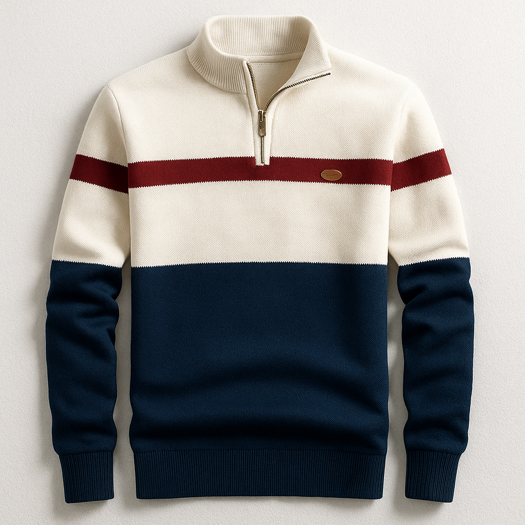 Image of Terry | Men's Half-Zip Pullover Sweater
