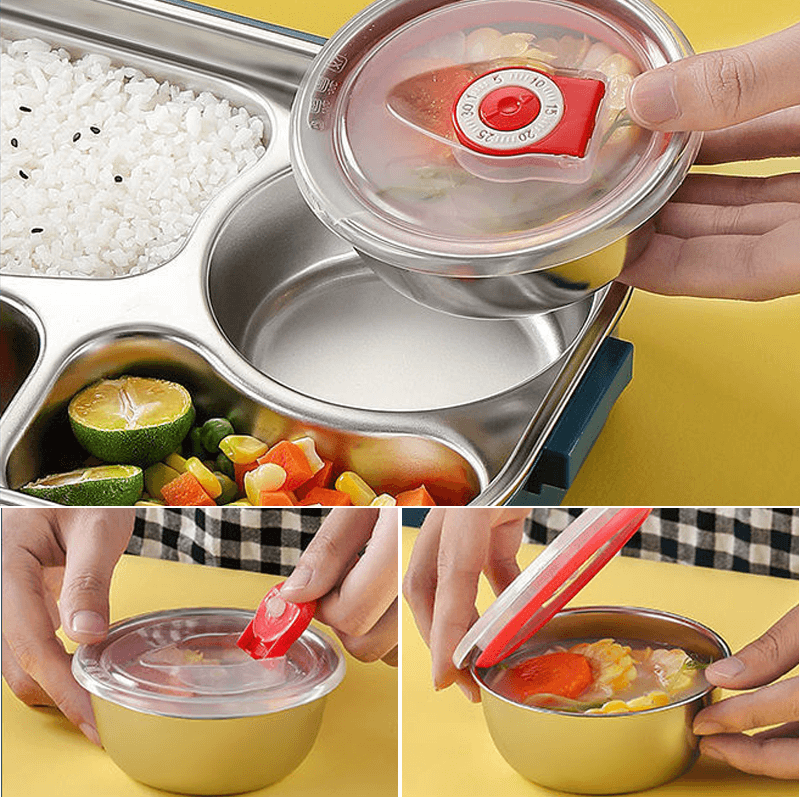 Thermal Lunch Box in Stainless Steel