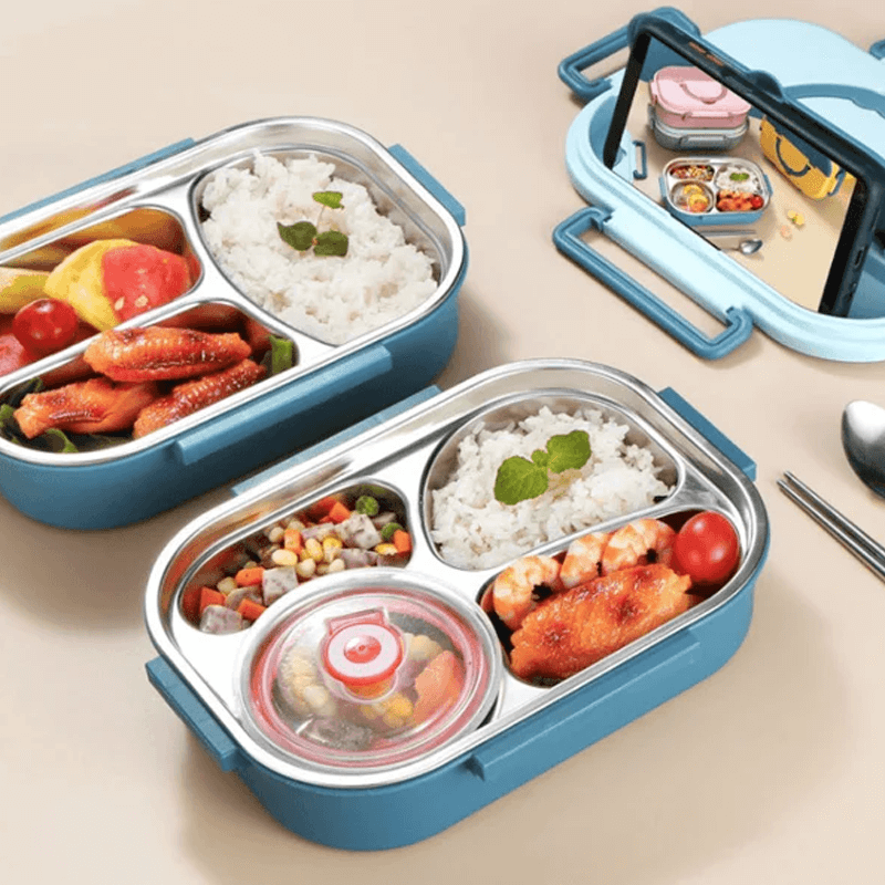 Thermal Lunch Box in Stainless Steel