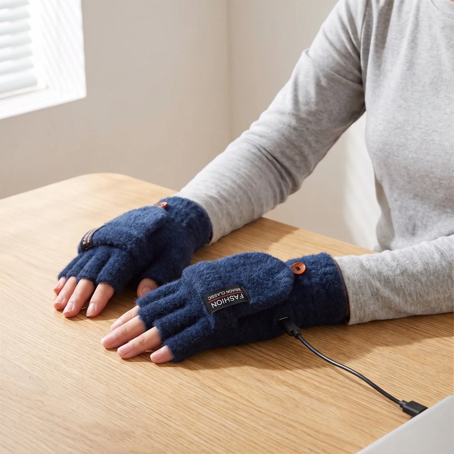Thermowrap Convertible USB Heated Gloves